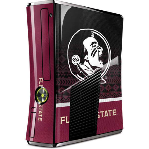 Florida State University Pattern Jersey Xbox 360 Slim (2010) Skin