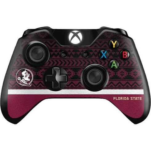 Florida State University Pattern Jersey Xbox One Controller Skin