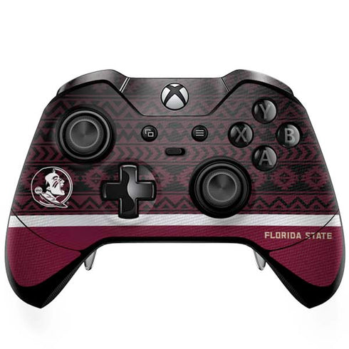 Florida State University Pattern Jersey Xbox One Elite Controller Skin