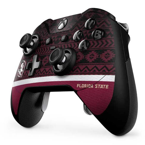 Florida State University Pattern Jersey Xbox One Elite Controller Skin