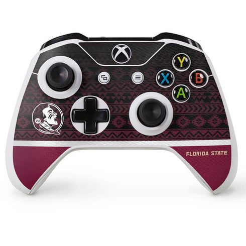 Florida State University Pattern Jersey Xbox One S Controller Skin