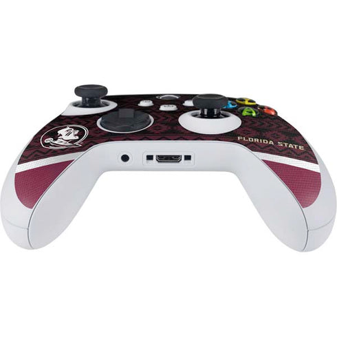 Florida State University Pattern Jersey Xbox Series S Controller Skin
