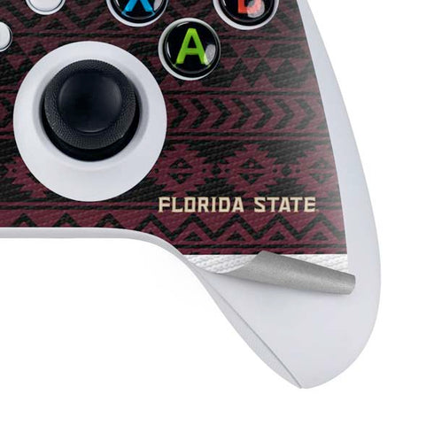 Florida State University Pattern Jersey Xbox Series S Controller Skin