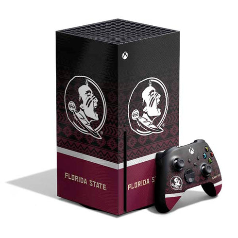 Florida State University Pattern Jersey Xbox Series X Skins