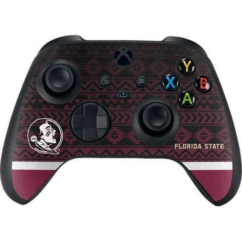 Florida State University Pattern Jersey Xbox Series X Controller Skin