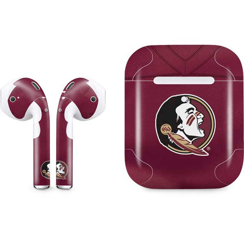Florida State University Red Jersey Apple AirPods 2 Skin