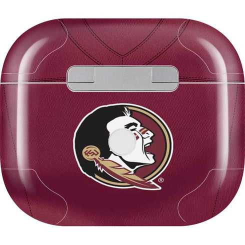 Florida State University Red Jersey Apple AirPods (3rd Gen 2021) Skin