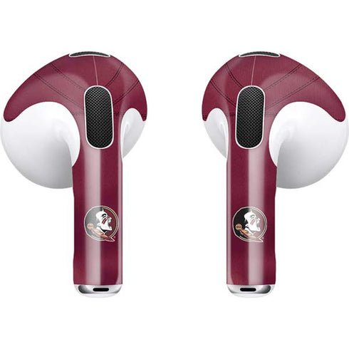 Florida State University Red Jersey Apple AirPods (3rd Gen 2021) Skin