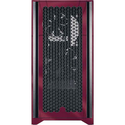 Florida State University Red Jersey Corsair 4000D Tempered Glass Mid-Tower ATX Case Skin