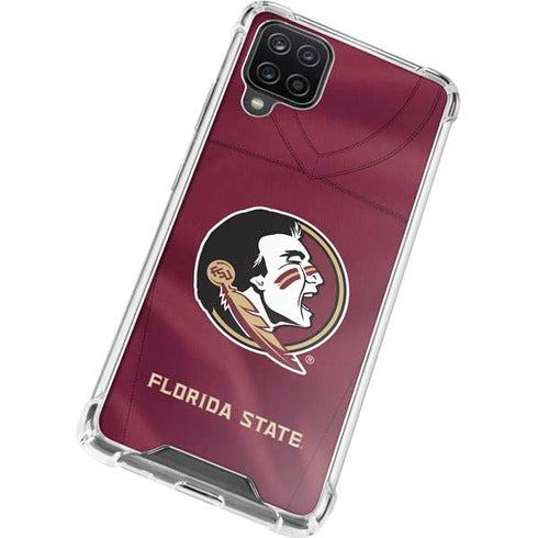 Florida State University Red Jersey Galaxy A12 Clear Case