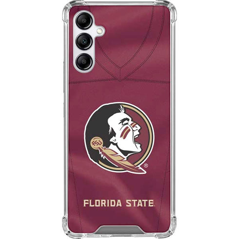 Florida State University Red Jersey Galaxy A14 5G Clear Case