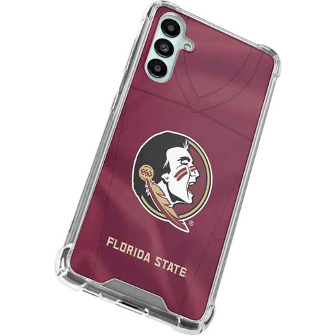 Florida State University Red Jersey Galaxy A14 5G Clear Case