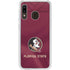 Florida State University Red Jersey Galaxy A20 Clear Case