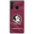 Florida State University Red Jersey Galaxy A21 Clear Case