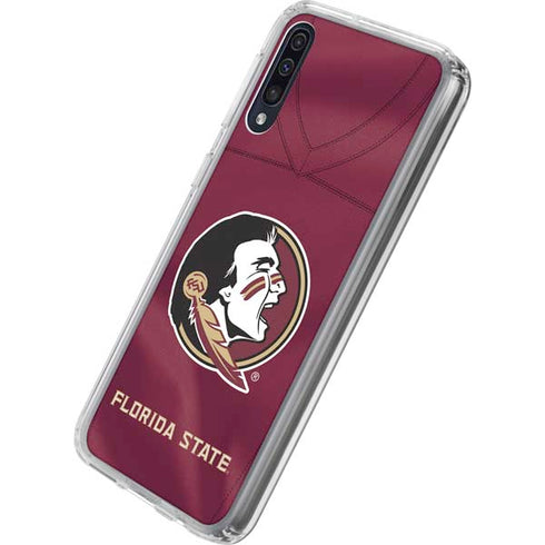 Florida State University Red Jersey Galaxy A50 Clear Case
