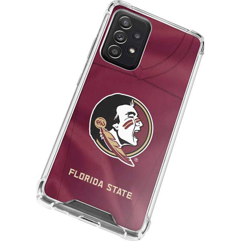 Florida State University Red Jersey Galaxy A52 5G Clear Case