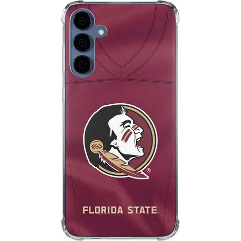 Florida State University Red Jersey Galaxy A55 5G Clear Case
