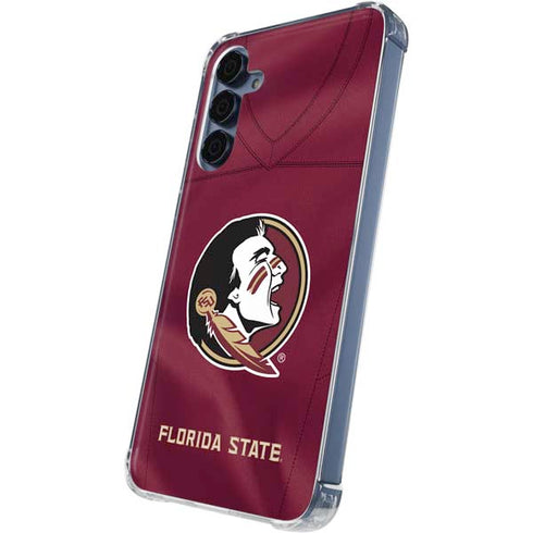 Florida State University Red Jersey Galaxy A55 5G Clear Case