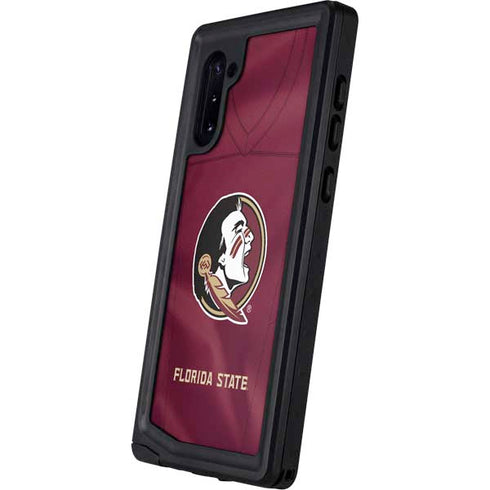Florida State University Red Jersey Galaxy Note 10 Waterproof Case