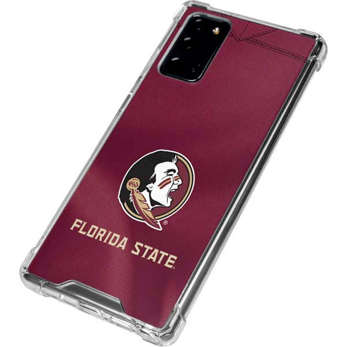 Florida State University Red Jersey Galaxy Note20 5G Clear Case