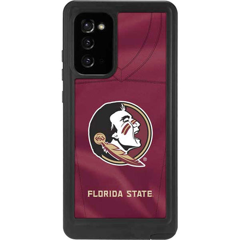 Florida State University Red Jersey Galaxy Note20 5G Waterproof Case