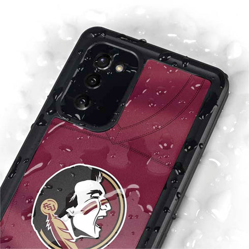 Florida State University Red Jersey Galaxy Note20 5G Waterproof Case