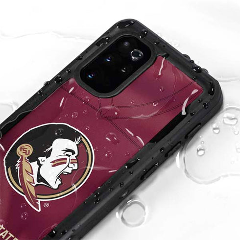 Florida State University Red Jersey Galaxy S20 Plus Waterproof Case
