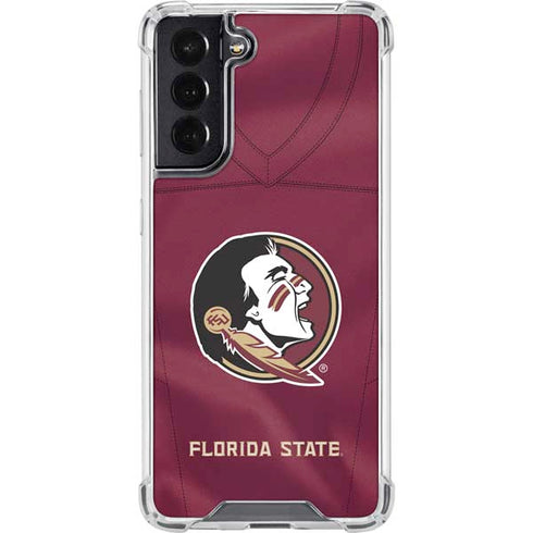 Florida State University Red Jersey Galaxy S22 Clear Case