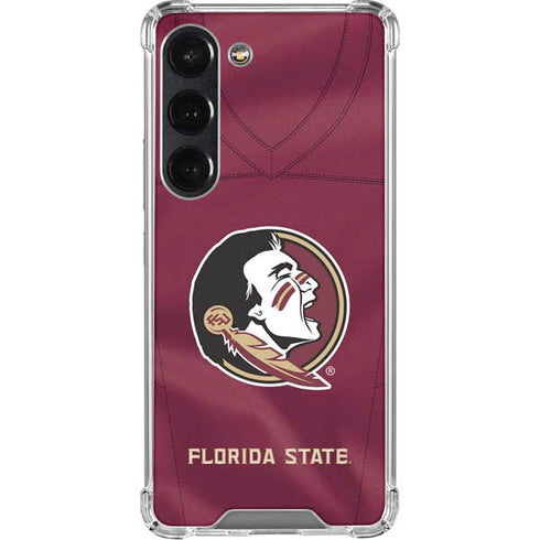 Florida State University Red Jersey Galaxy S23 Clear Case