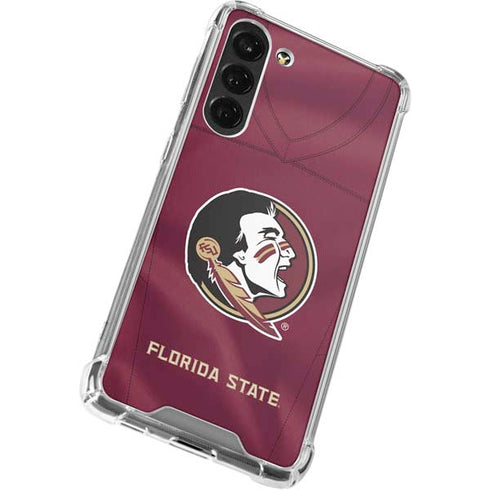 Florida State University Red Jersey Galaxy S23 FE Clear Case