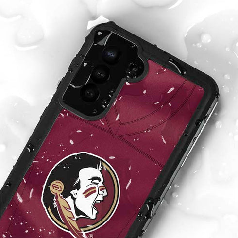 Florida State University Red Jersey Galaxy S23 Plus Waterproof Case