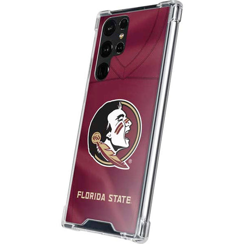 Florida State University Red Jersey Galaxy S23 Ultra Clear Case