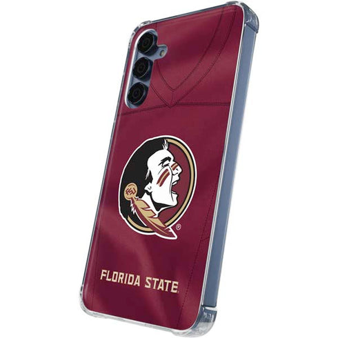 Florida State University Red Jersey Galaxy S24 Clear Case