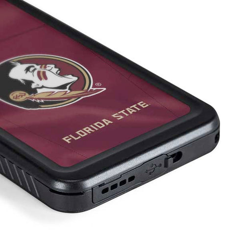 Florida State University Red Jersey Galaxy S24 Plus Waterproof Case