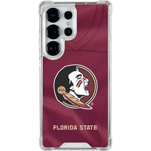 Florida State University Red Jersey Galaxy S25 Ultra Clear Case