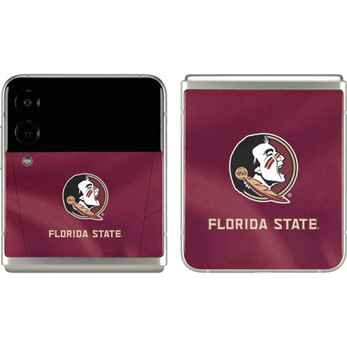 Florida State University Red Jersey Galaxy Z Flip3 5G Skin