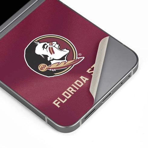 Florida State University Red Jersey Galaxy Z Flip6 Skin