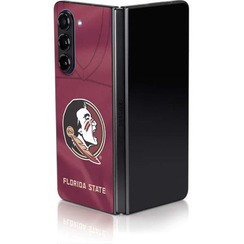 Florida State University Red Jersey Galaxy Z Fold5 5G Skin