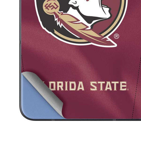 Florida State University Red Jersey Galaxy Z Fold5 5G Skin