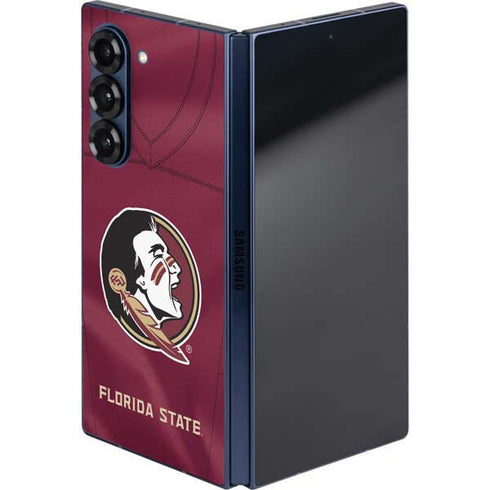 Florida State University Red Jersey Galaxy Z Fold6 Skin