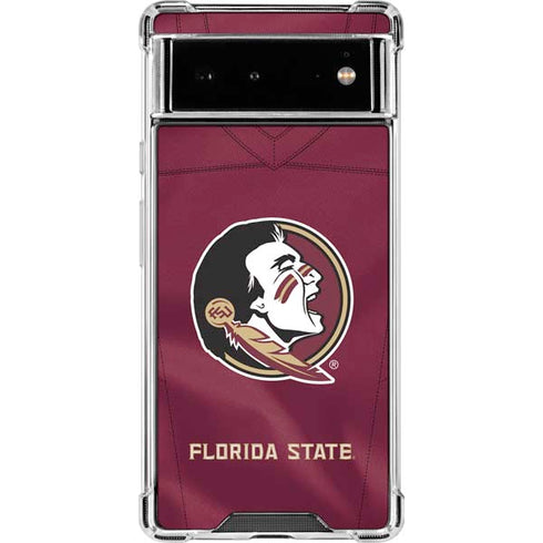 Florida State University Red Jersey Google Pixel 6 Clear Case