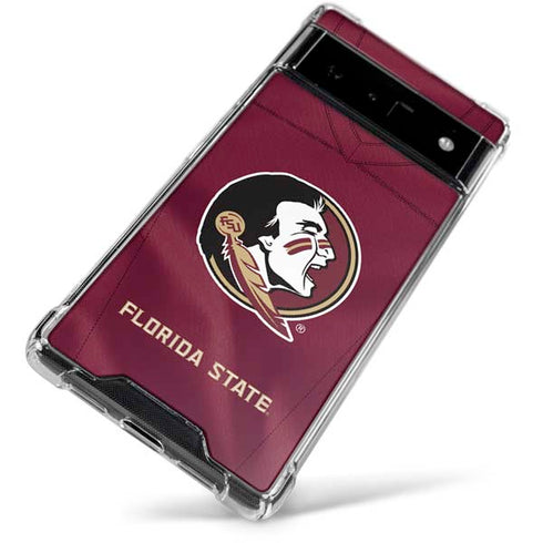 Florida State University Red Jersey Google Pixel 6 Clear Case