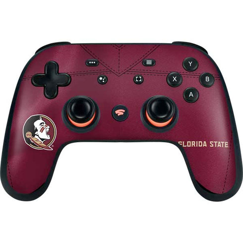 Florida State University Red Jersey Google Stadia Controller Skin