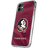 Florida State University Red Jersey iPhone 11 Clear Case