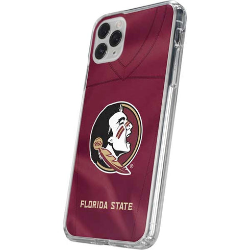 Florida State University Red Jersey iPhone 11 Pro Clear Case