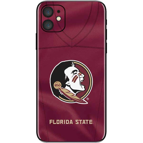 Florida State University Red Jersey iPhone 11 Skin