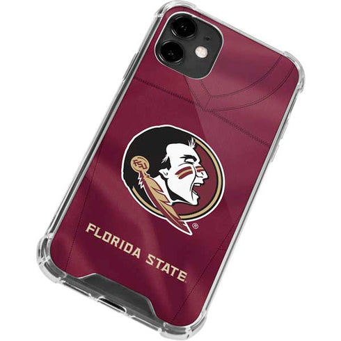 Florida State University Red Jersey iPhone 12 Clear Case