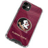Florida State University Red Jersey iPhone 12 Clear Case