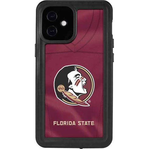 Florida State University Red Jersey iPhone 12 Mini Waterproof Case