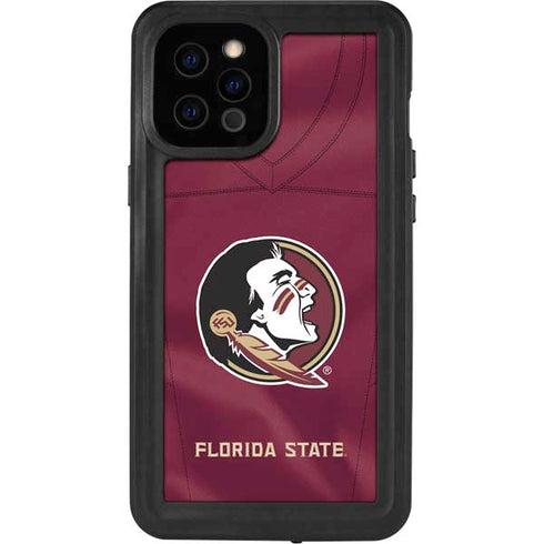 Florida State University Red Jersey iPhone 12 Pro Max Waterproof Case
